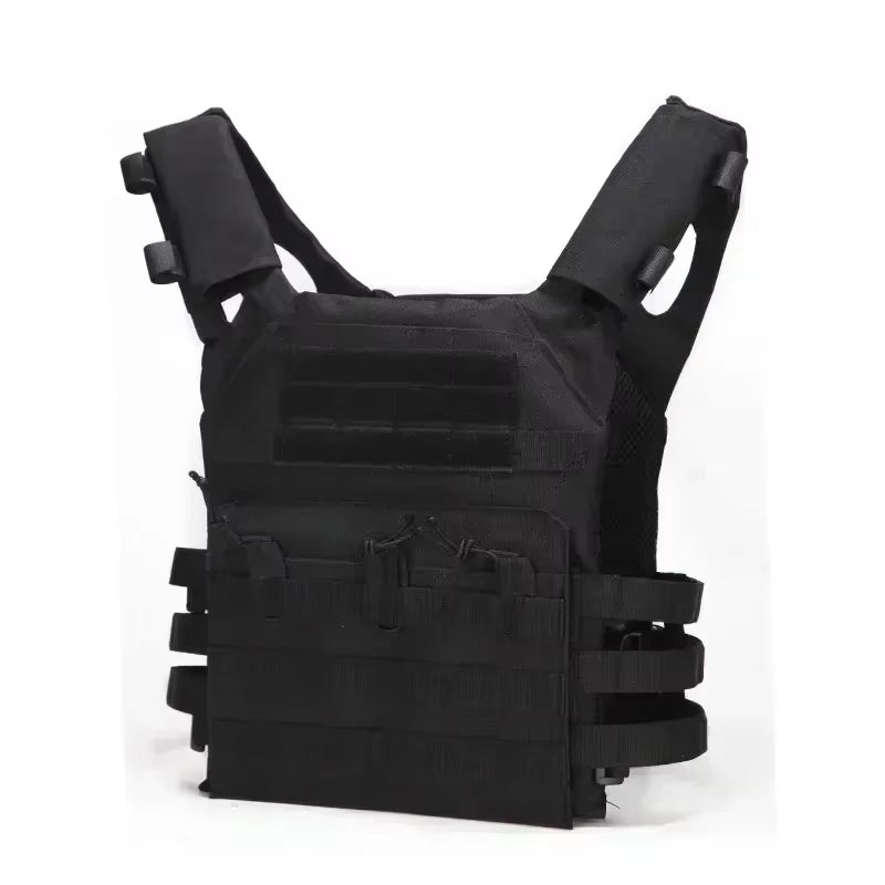 Nylon Tactical Vest Body Armor Hunting Carrier Airsoft Accessories Combat MOLLE Camo Vest