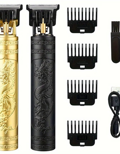 Load image into Gallery viewer, Vintage T9 Electric Hair Cutting Machine Hair Clipper Professional Men Shaver Rechargeable Barber Trimmer for Men Dragon Buddha
