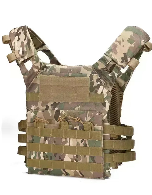 Load image into Gallery viewer, Nylon Tactical Vest Body Armor Hunting Carrier Airsoft Accessories Combat MOLLE Camo Vest
