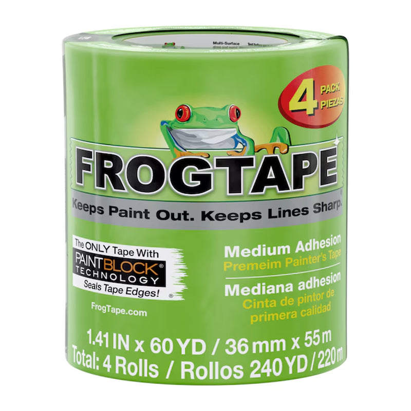 Multi-Surface 4-Pack 1.41-In X 60 Yard(S) Painters Tape