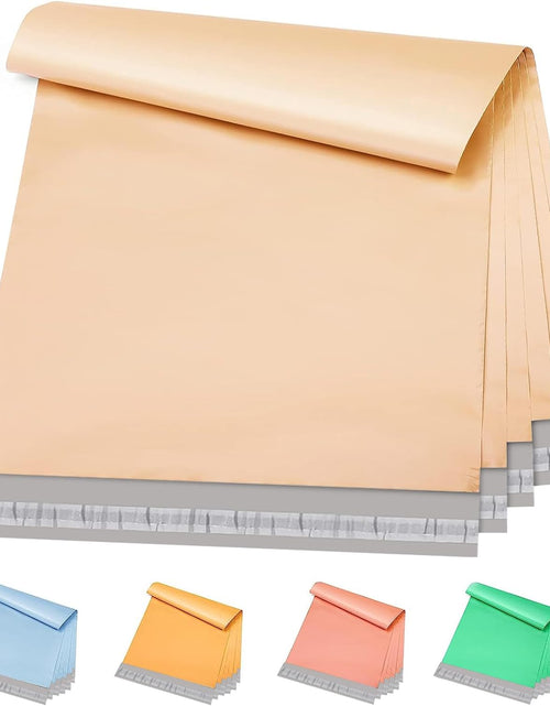 Load image into Gallery viewer, Poly Mailers 14.5X19 100 Pcs | Medium Size Shipping Bags for Clothes | Large Poly Mailer Bags, Shipping Envelopes, Mailing Bags for Small Business, Strong Adhensive Poly Bags Beige
